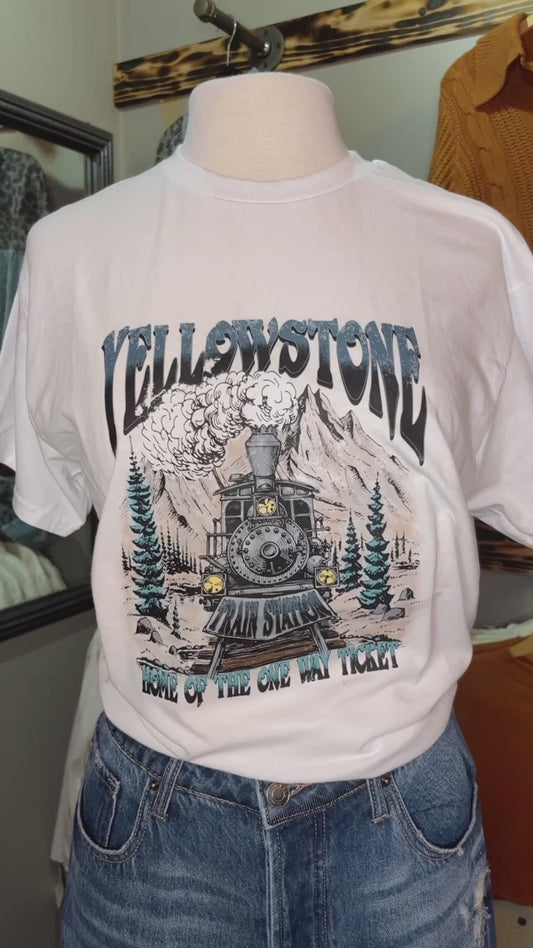 Yellowstone Train Tee