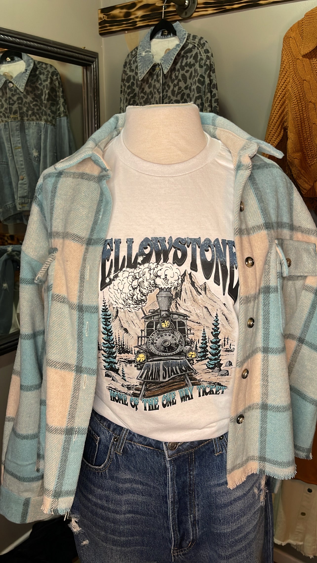 Yellowstone Train Tee