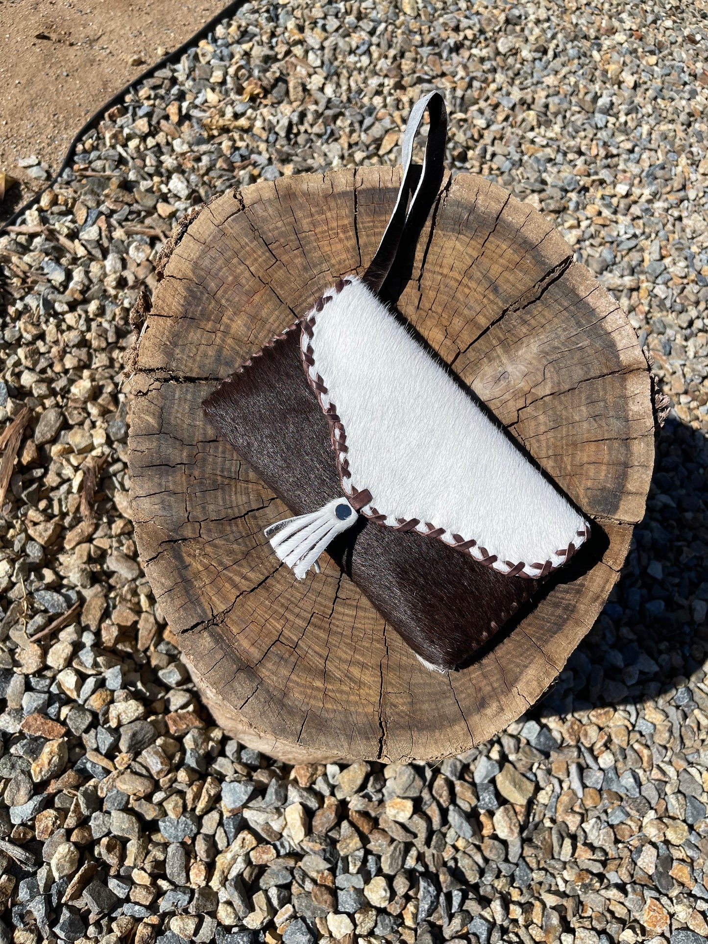 Harden Cowhide Clutch