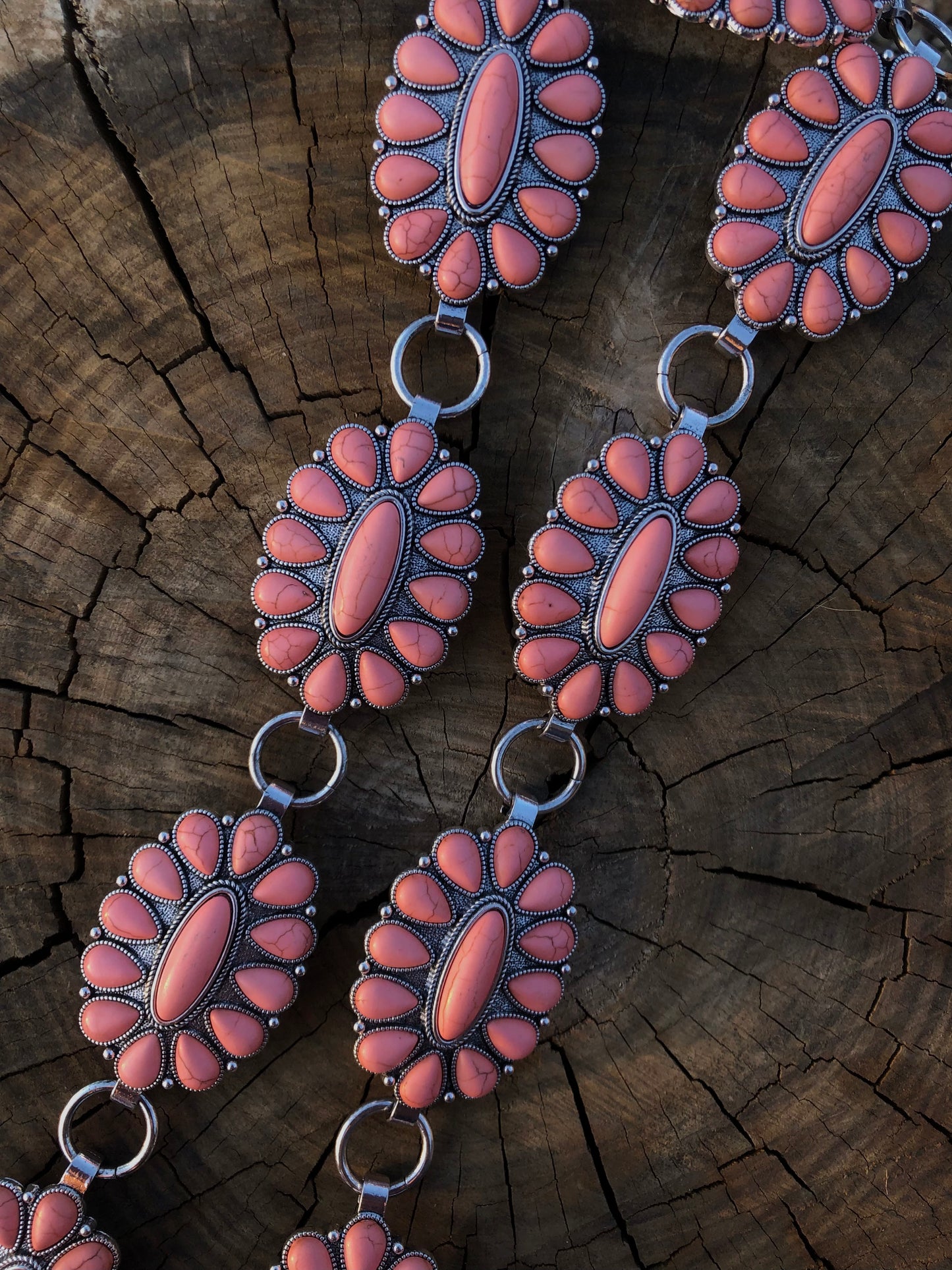 Cotton Candy Concho Belt