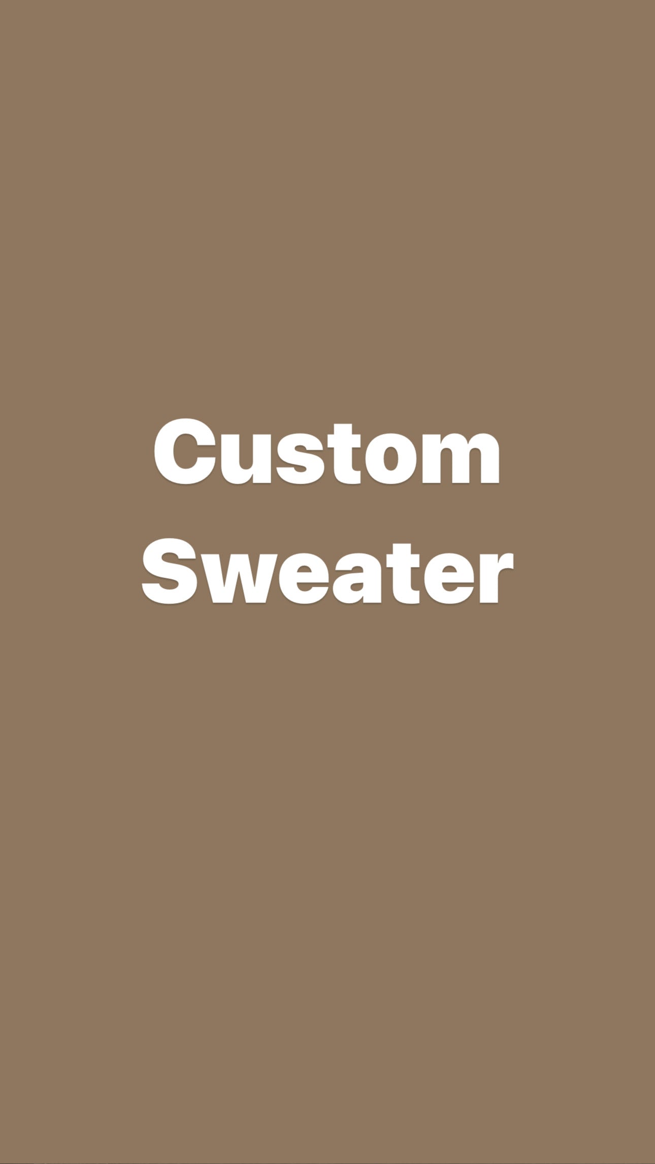 Sweater