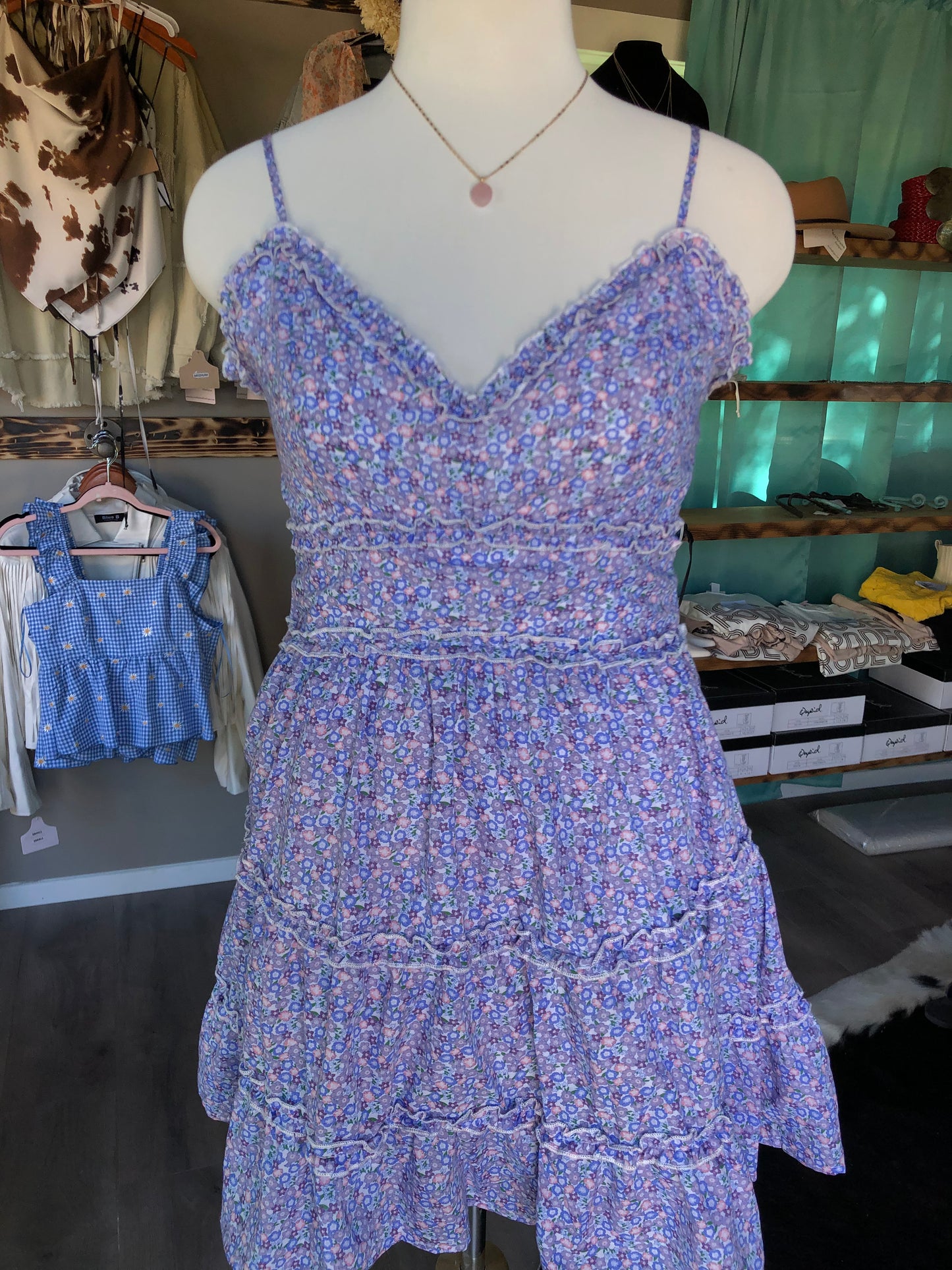 Iris Floral Dress