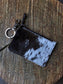 Cowhide  Small Wallet Keychains
